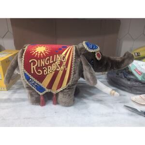 Barnum Bailey Elephant Plush Toy, 137th Edition Circus Collectible, Ringling Bro